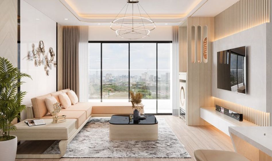 Bán căn hộ 1 phòng ngủ tòa LD3 The London Vinhomes Ocean Park, hướng Đông Bắc, thiết kế hiện đại